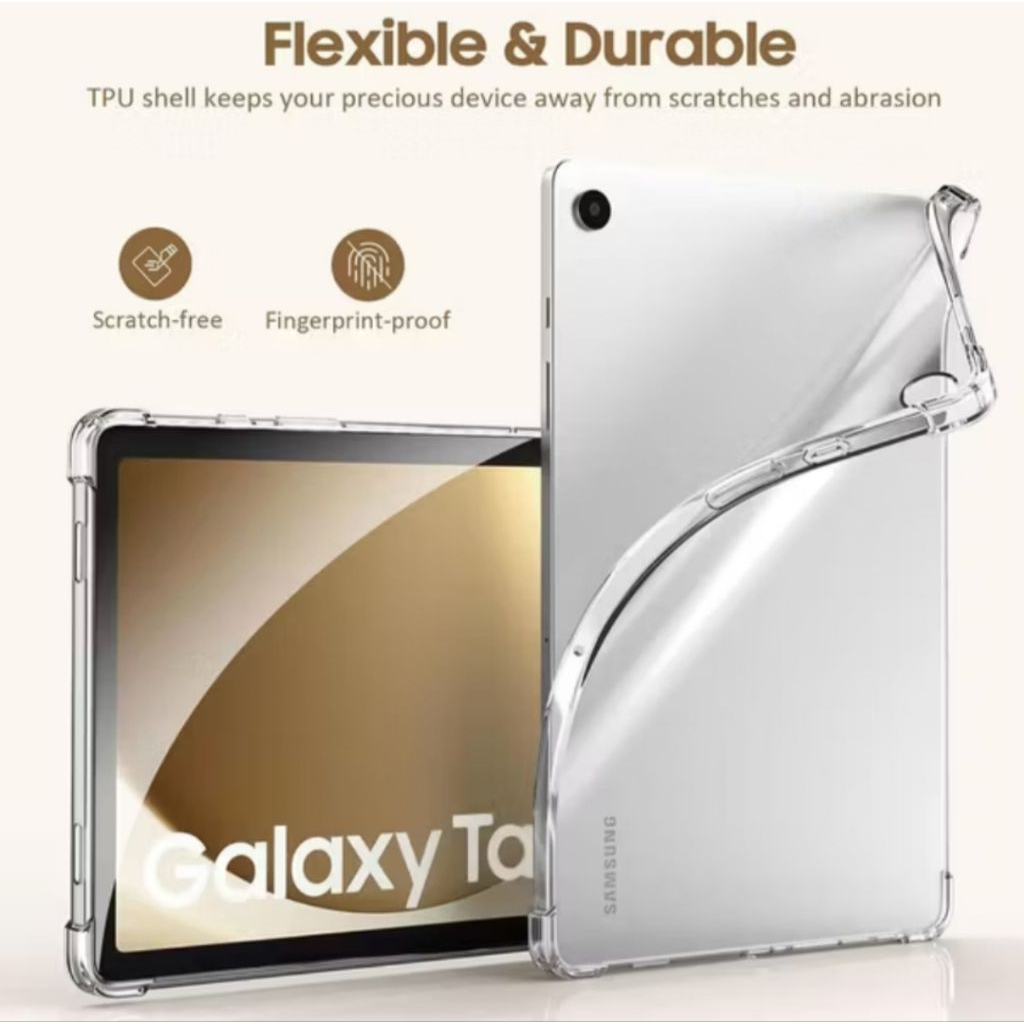 Anti-Crack Silicon Clear Case Samsung Galaxy Tab A11 8.7" - Samsung Tab A11 Plus 11.0" เคสป้องกันแท็