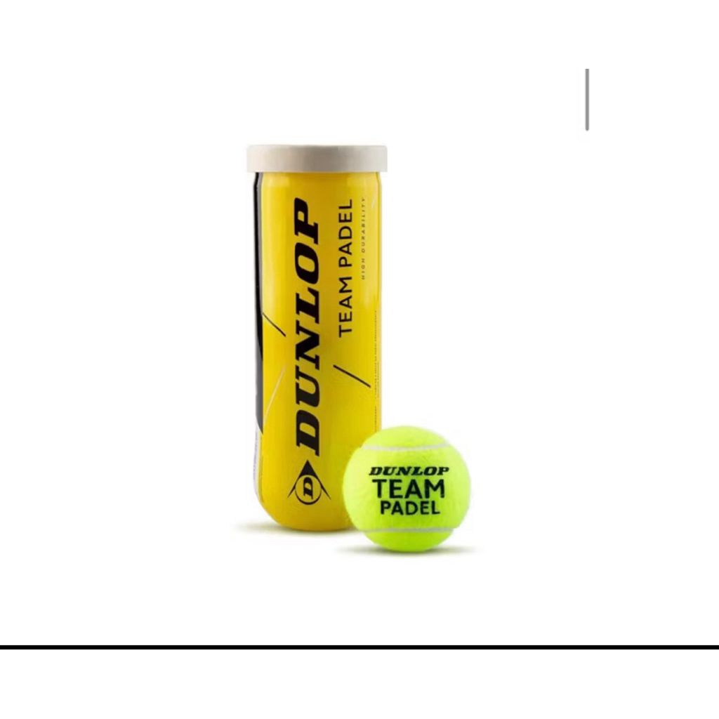 Dunlop Team Padel Balls 1 แพ็ค มี 3 ชิ้น