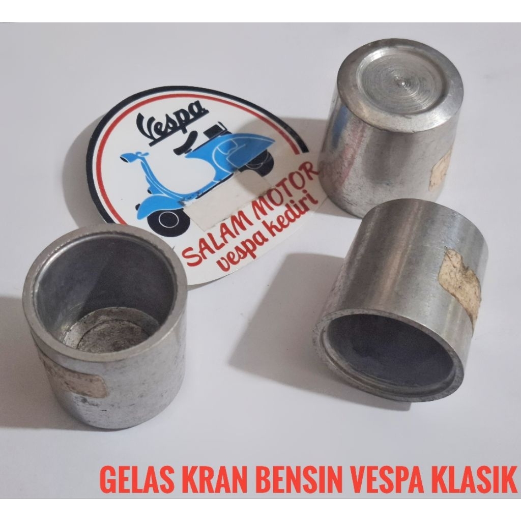 Classic Vespa perrol tap glass Vespa Vbb Vbb Super old year tap glass