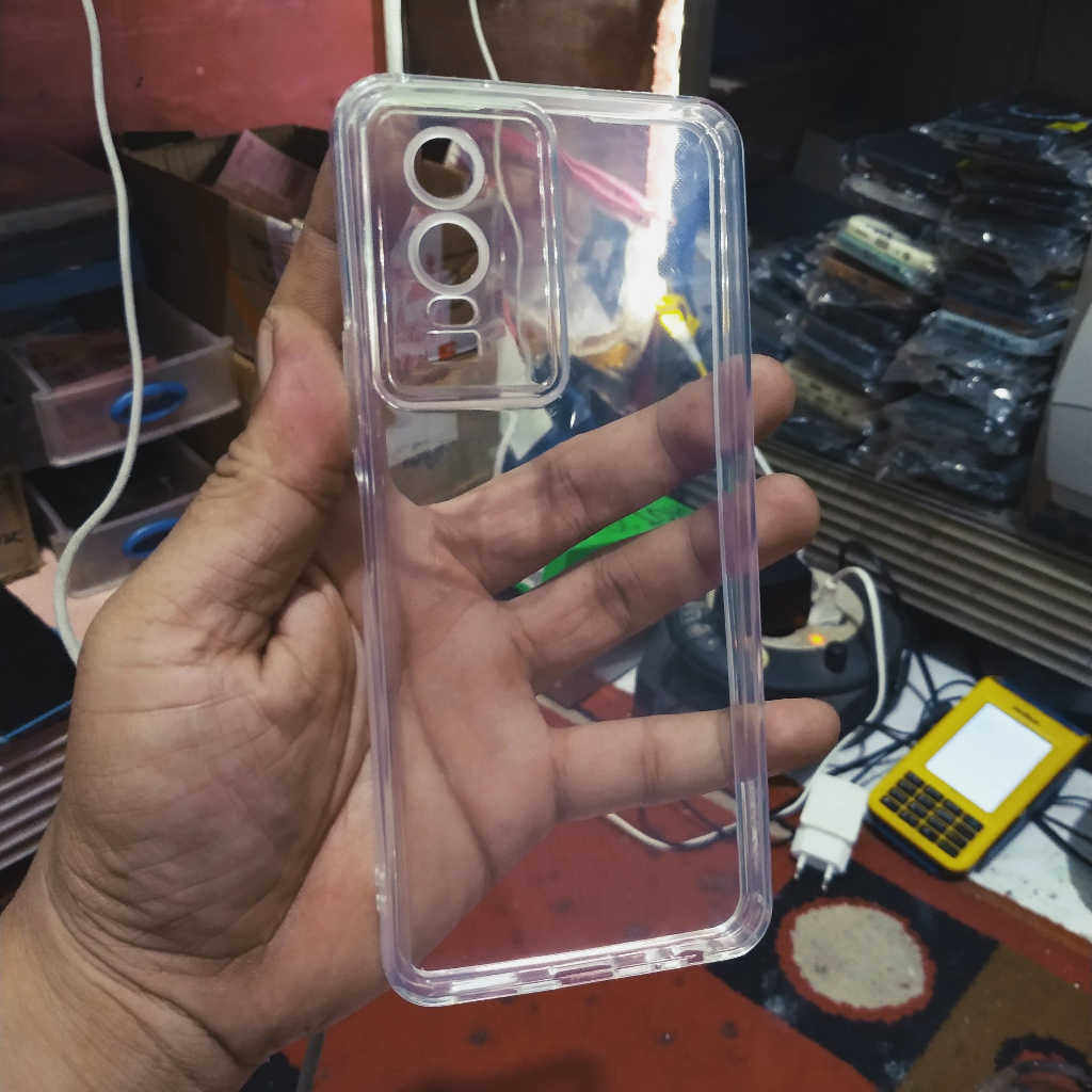 Vivo Y76 5G V2124 Vivo Y76S 5G V2156A Softcase Premium Jelly ถุงลมนิรภัยโปร่งใส