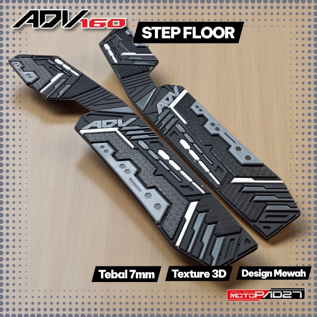 พรมปูพื้น Honda ADV 160 Step Honda ADV 160 ยางพรีเมี่ยม