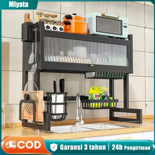 Rak Piring Tertutup Rak Piring Wastafel With Cover Stainless Steel Rak Dapur Rak Piring Gantung Cuci Piring Wastafel