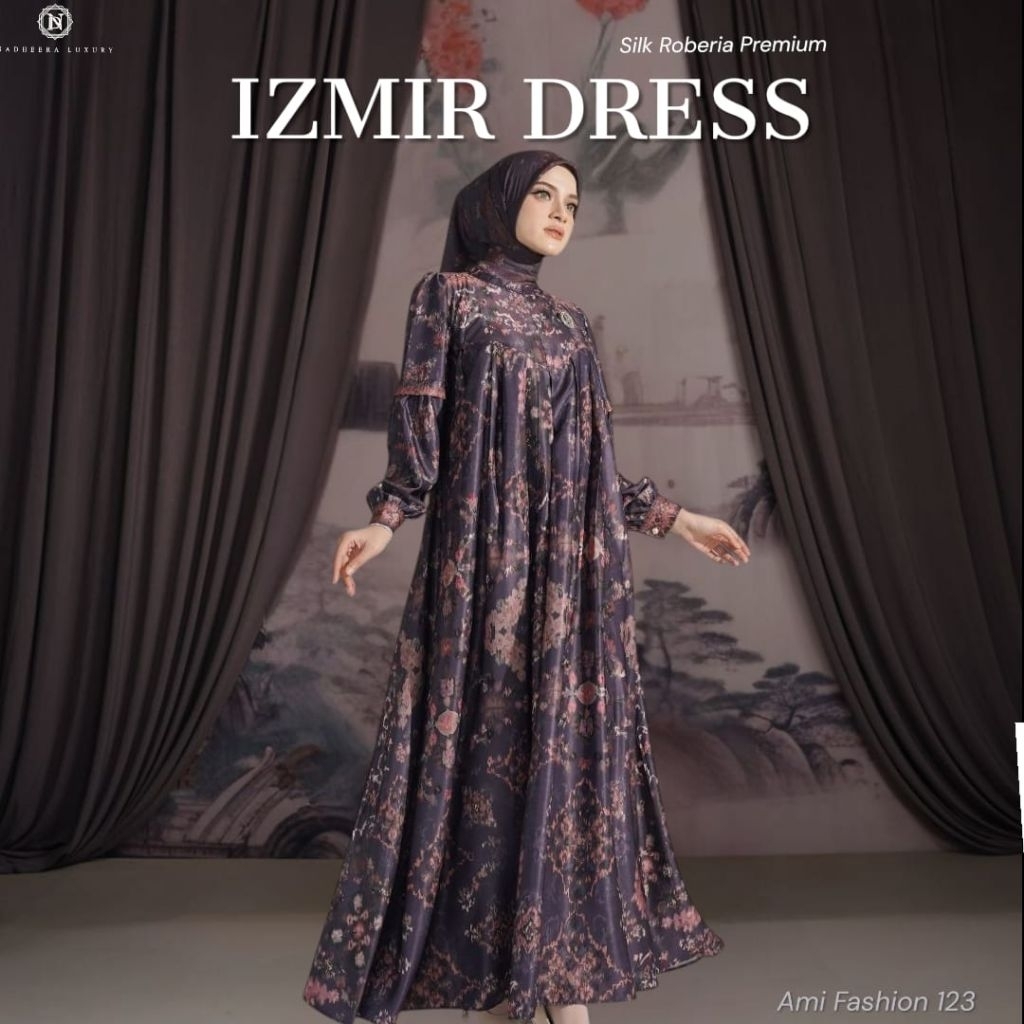 READY IZMIR LUXURY DRESS ผลิตในพรีเมี่ยม ROBERIA SILK