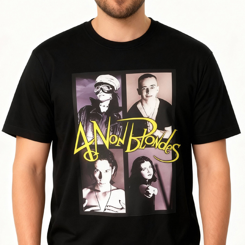 เสื้อยืด 4 เสื้อยืด Non-Blondes Cotton 100% || ไซส์ SML XL XXL 3XL 4XL