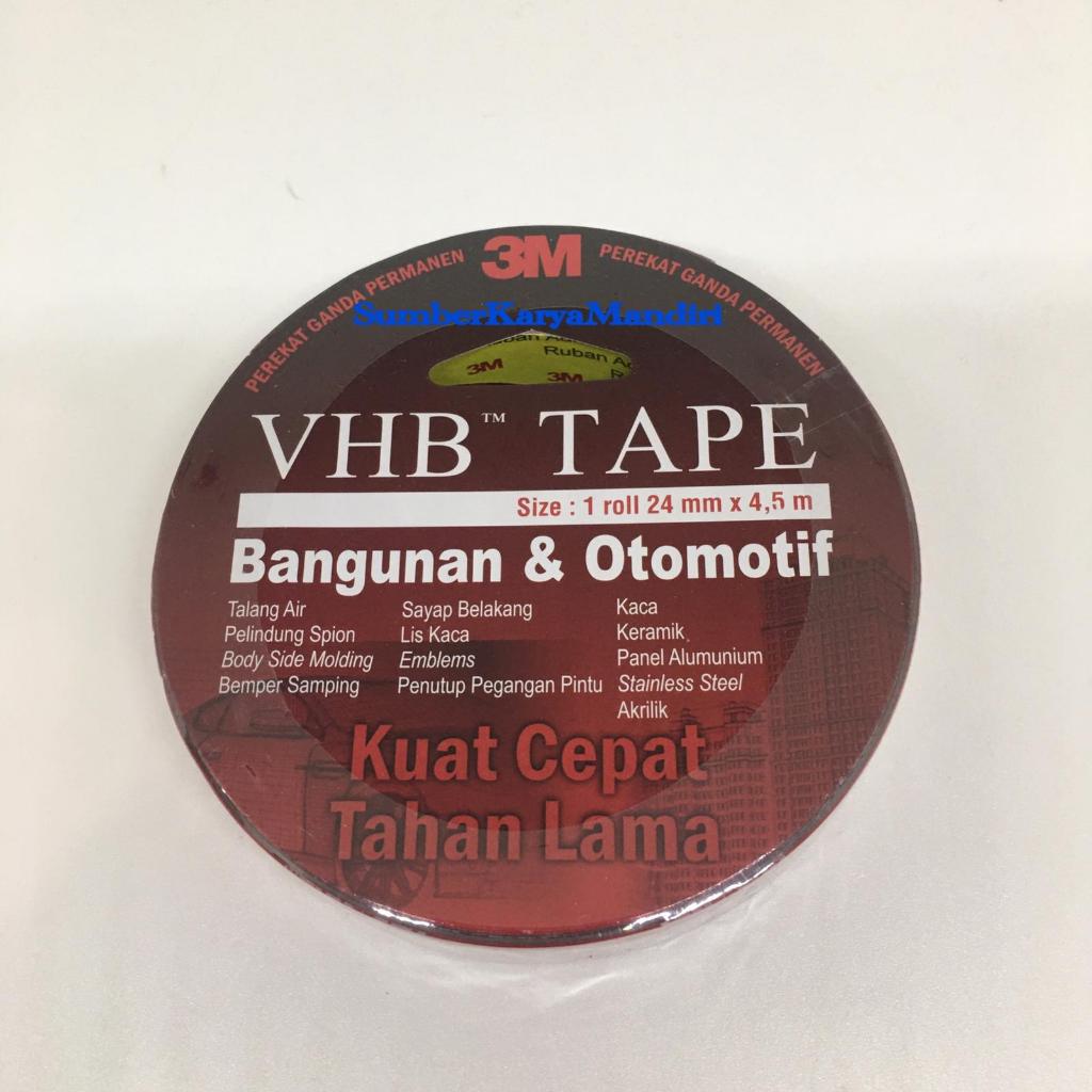 3M VHB Double Tape 24mm x 4.5m / Double Tape 3M Original