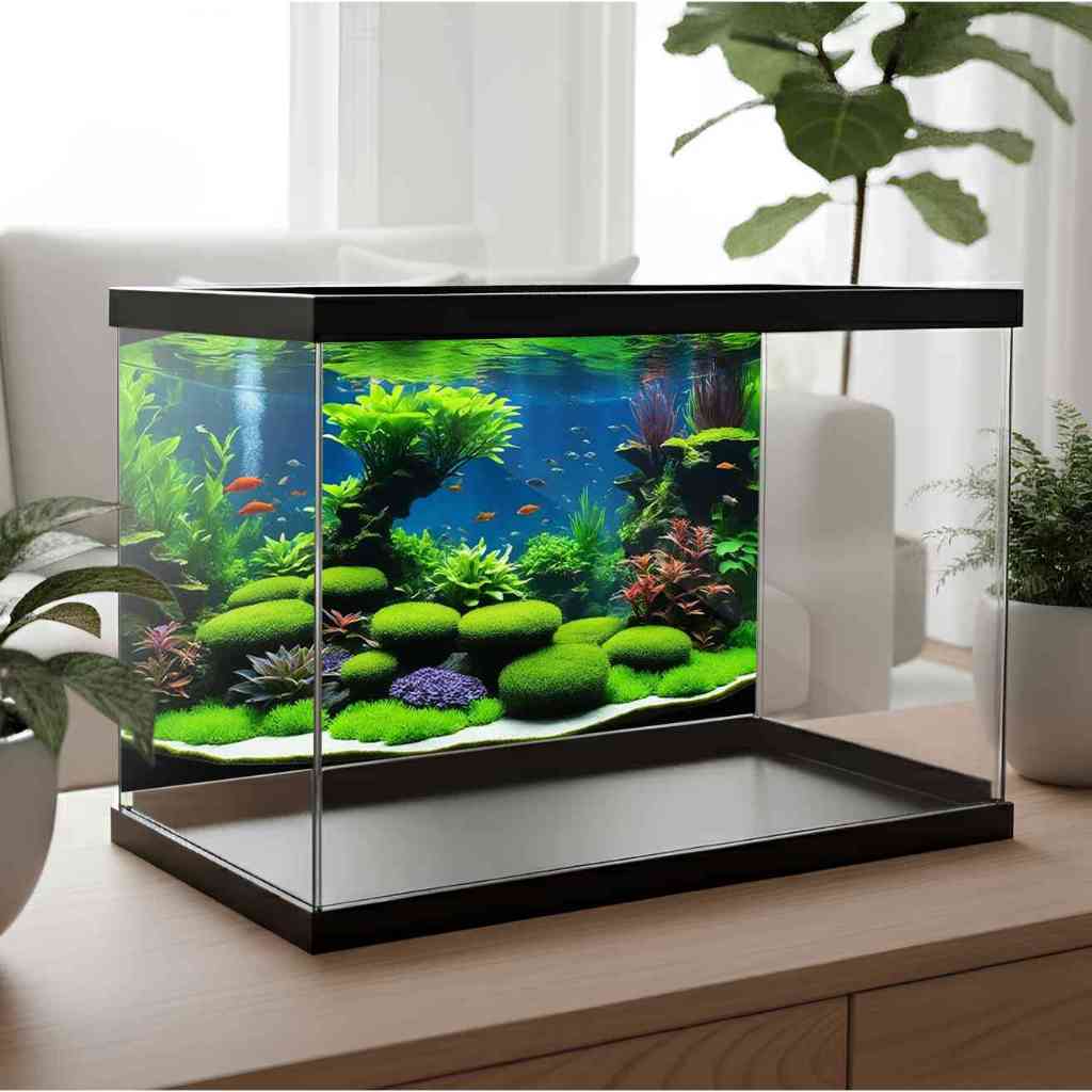 พื้นหลังตู้ปลา Natural Motif Underwater Decor วอลล์เปเปอร์ Aquarium Premium Vinyl Variations