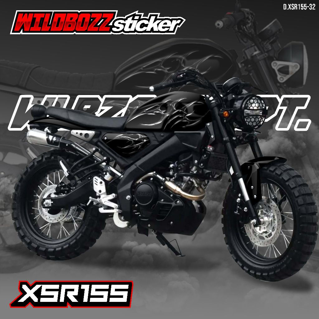 Cool xsr 155 รูปลอกรถจักรยานยนต์แบบเต็มตัว (d.xsr155-32) -wildbozz-