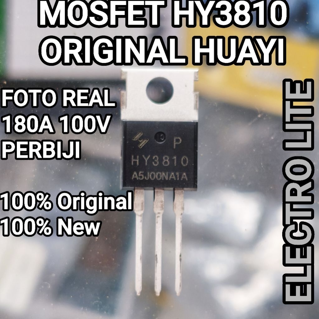 MOSFET FET HY3810 HY 3810 ต้นฉบับ HUAYI ใหม่ / CAPUTAN 180A 100V TO220