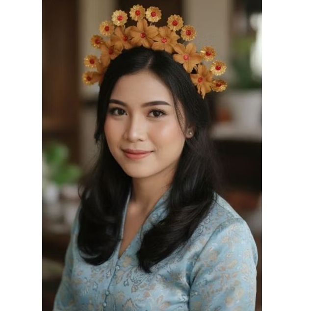 CLOVER FLOWER TRADITIONAL HEADBAND CROWN