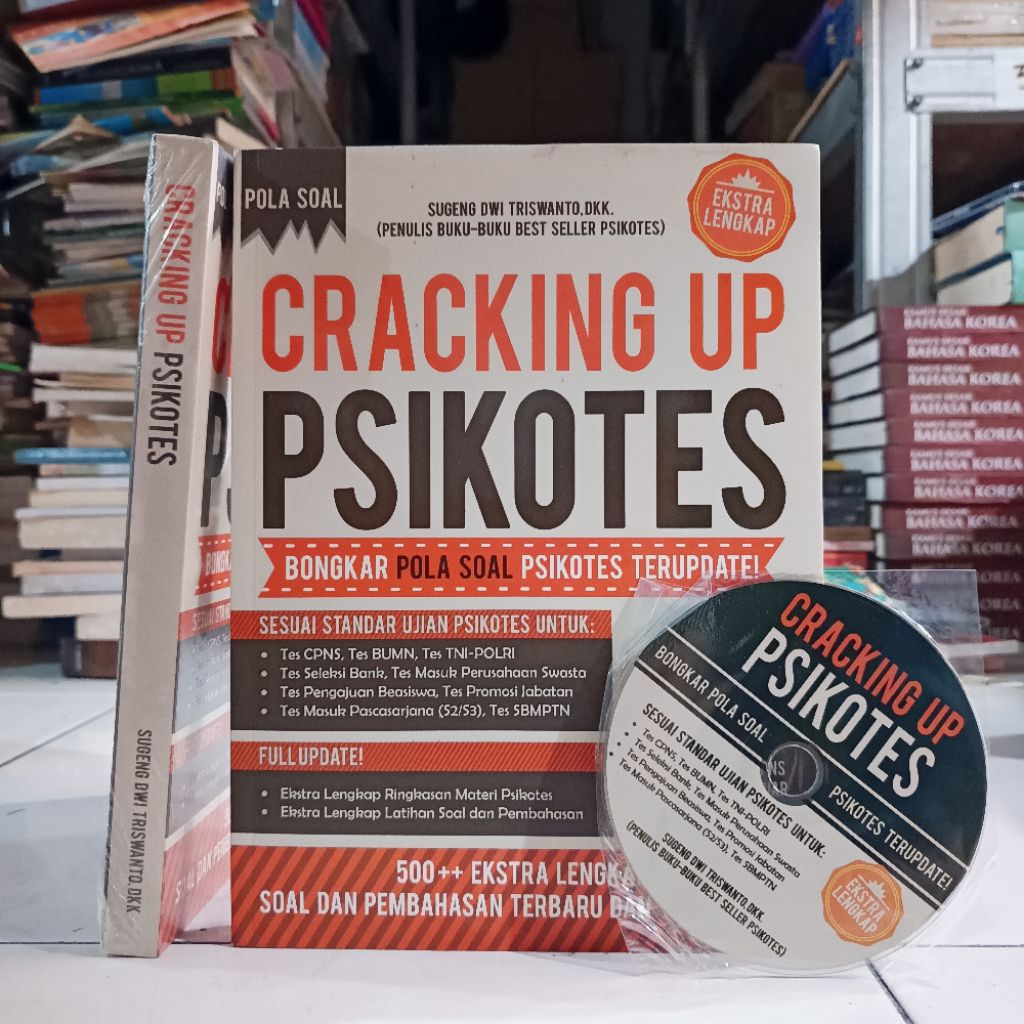 (ORIGINAL) PSYCHOTES CRACKING UP BOOK / PSYCHOLOGICAL TEST QUESTION PATTERN