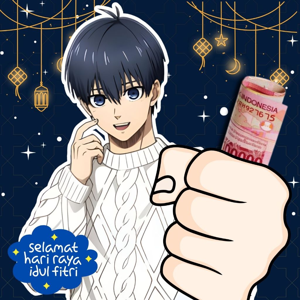 AMLOP 2D BLUELOCK / EID ENVELOPE BLUE LOCK 2D ENVELOPE HAND