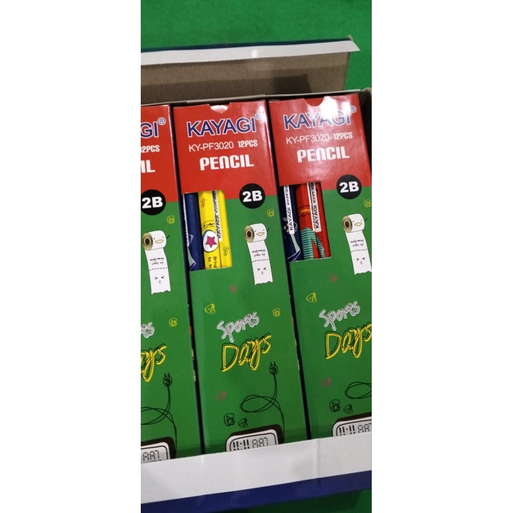 2B PENCIL KY-PF3020 KAYAGI ยี่ห้อ 2B PENCIL STATIONERY MOTIF PENCIL