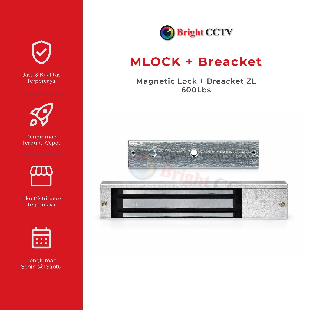 ล็อคแม่เหล็ก + ขายึด ZL 600Lbs