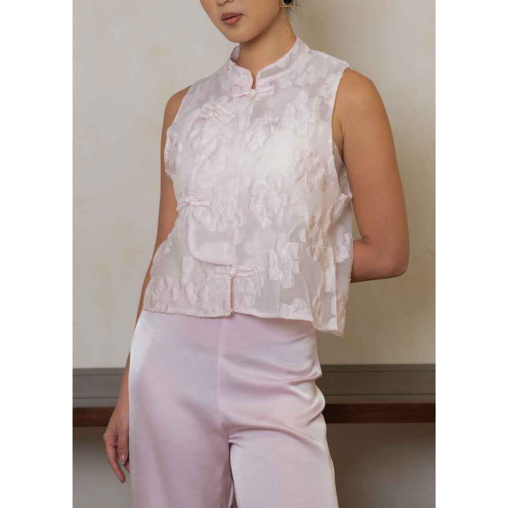 พร้อม! CNY QIPAO / CHEONGSAM / QIPAO / CNY VEST / HANFU / MANDARIN TOP / CHEONGSAM TOP - LIAN