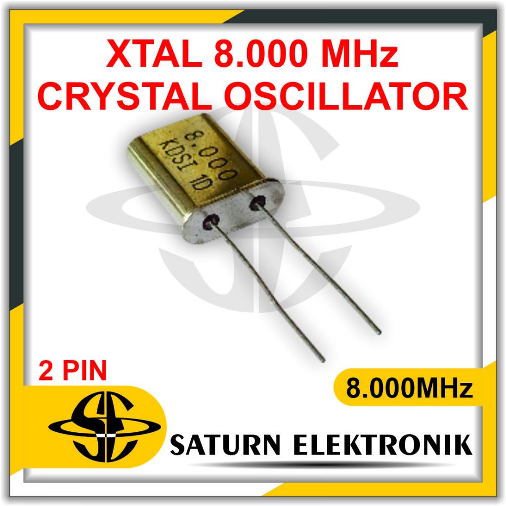 XTAL 8,000 MHz CRYSTAL OSCILLATOR 2 PIN