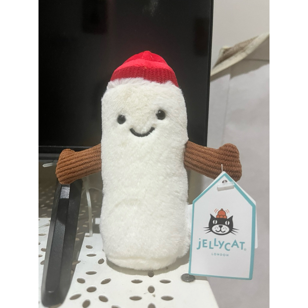 JELLYCAT SALT PAPER KEYCHAIN BAG CHARM