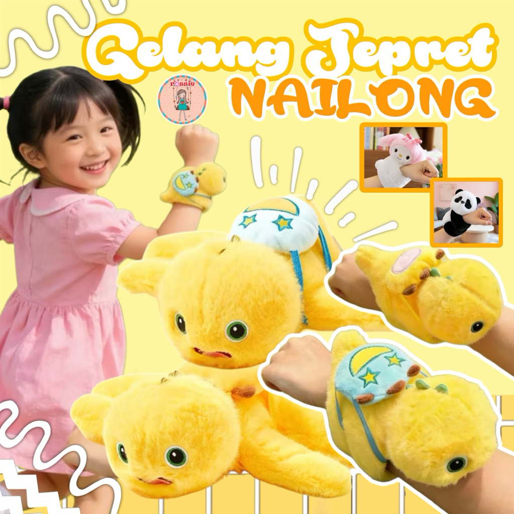 Nailong สร้อยข้อมือตุ๊กตาแหวน Hand-Stick วัสดุนุ่มตุ๊กตาของขวัญวันเกิดของเล่น/ตุ๊กตา Kapibara Panda 