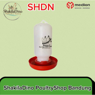 Tempat Minum Ayam Medion 1Liter Full Set