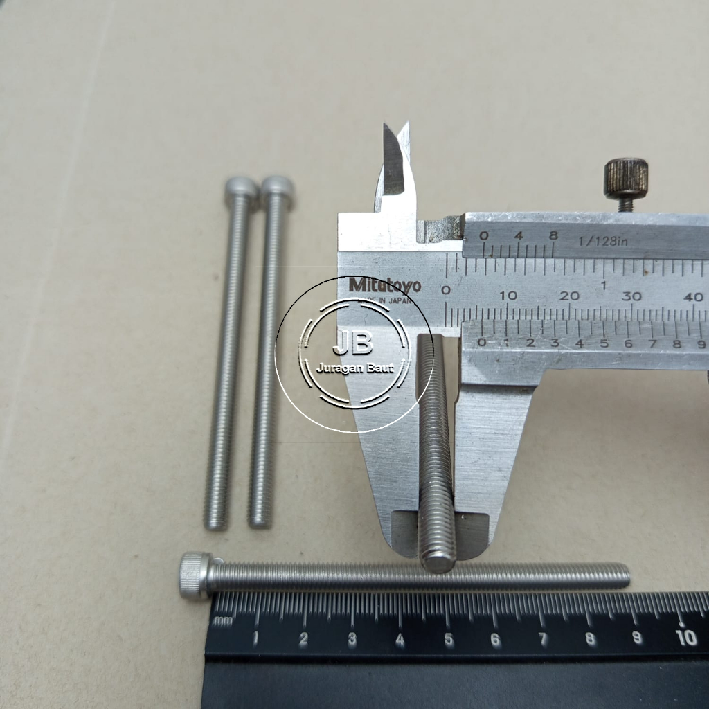 สแตนเลส L-BOLT M6 X 90 เต็มรูปแบบ LENGTH 9 ซม. 9 ซม. M6X90 BAUD 10 อ่าน DIAMETER 6 มม.L-KEY 5 L5 PIT