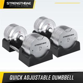 Adjustable Dumbbell STRENGTHBAE 20kg 30kg 40kg 20 30 40 kg Metal Set