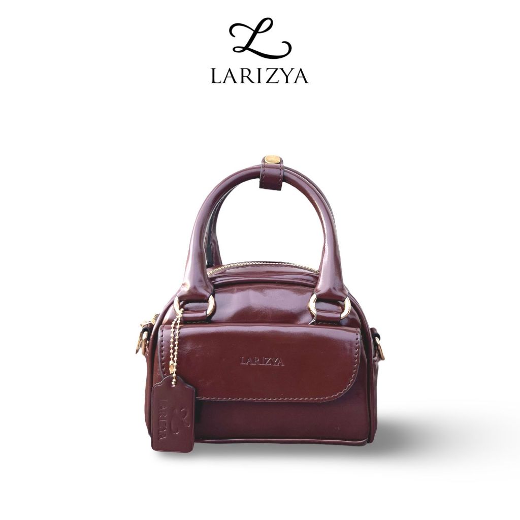 LARIZYA Verona Glossy Womens Mini Sling Bag กระเป๋าสะพายสตรี