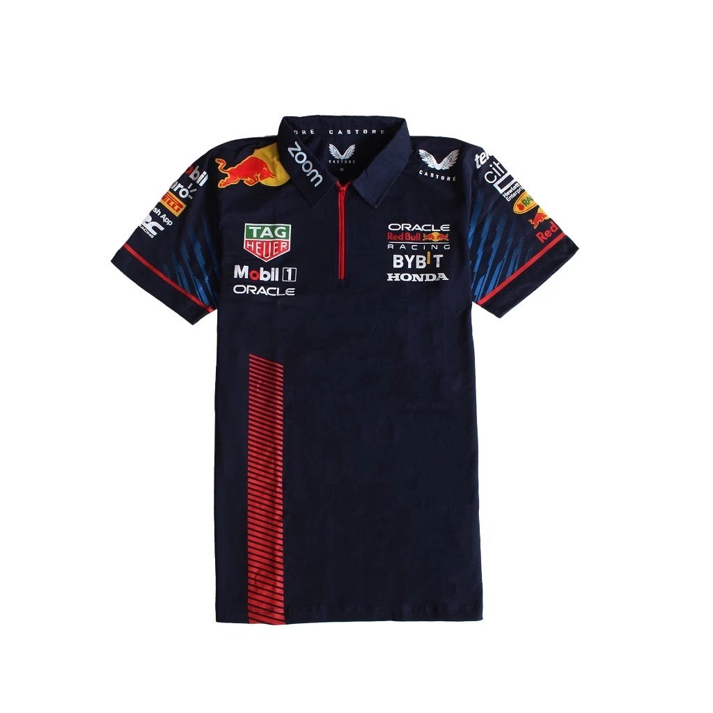 KATUN Redbull Castore 2023-2024 เสื้อโปโลผ้าฝ้าย Unisex