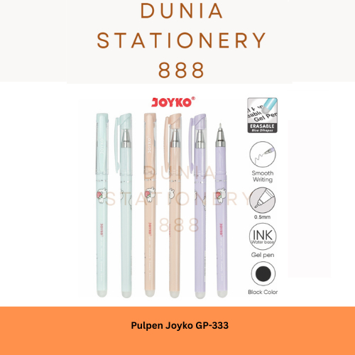 JOYKO ERASABLE PEN (ถอดได้) Joyko GP-333 GP 333 0.7mm Shokyo 6 เนื้อหา 12 ชิ้น
