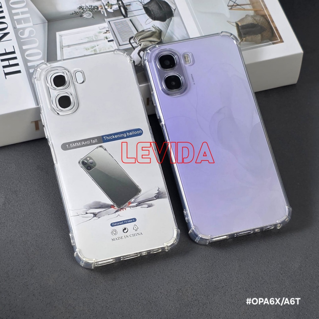 Oppo A6X Oppo A6T Oppo A6 Pro Oppo A5 Pro 5G Case ถุงลมนิรภัยเคสใส Oppo A6X Oppo A6T Oppo A6 Pro Opp