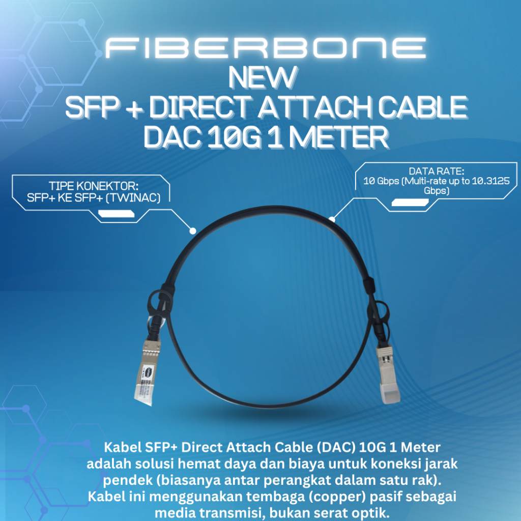 SFP+ DIRECT ATTACH CABLE DAC 10G 1 เมตร