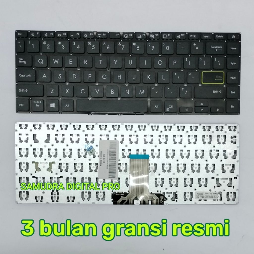 แป้นพิมพ์แล็ปท็อป Asus E410 E410M