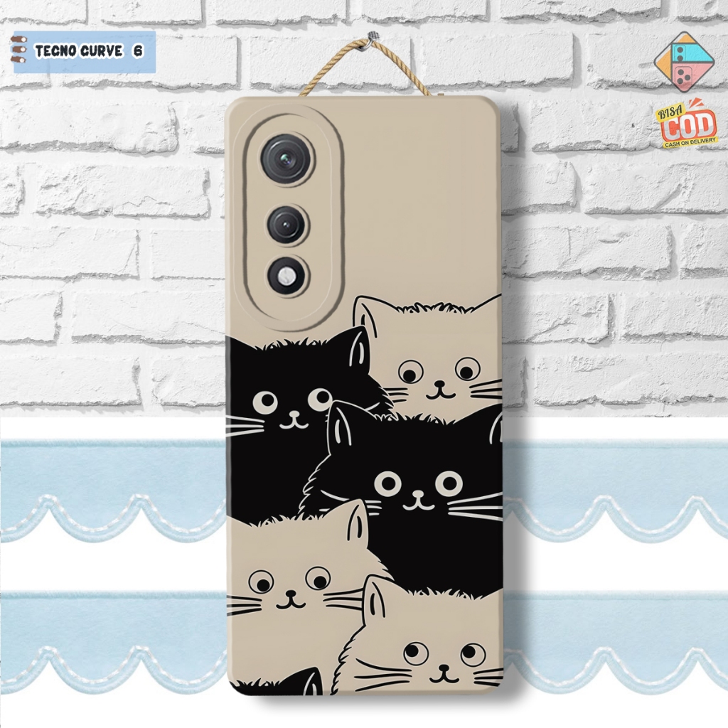 เคสโทรศัพท์ HP Tecno Pova Curve 5G เคสโทรศัพท์สุดเท่ - เคสหนา ยืดหยุ่น - เคสโทรศัพท์ Tecno Curve ล่า