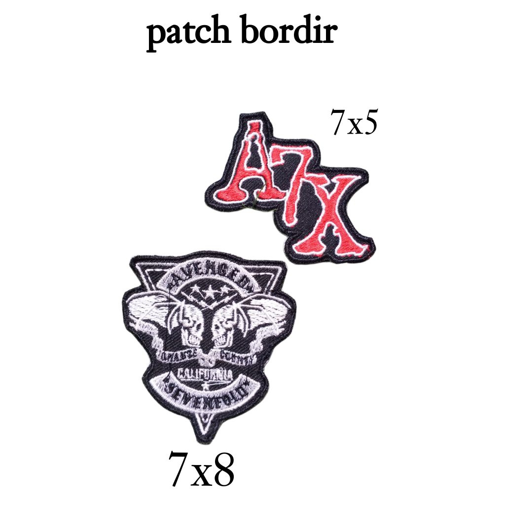 PATCH/EMBROIDERY/EMBLEM/SEWING LOGO/A7X PATCH/BAND LOGO