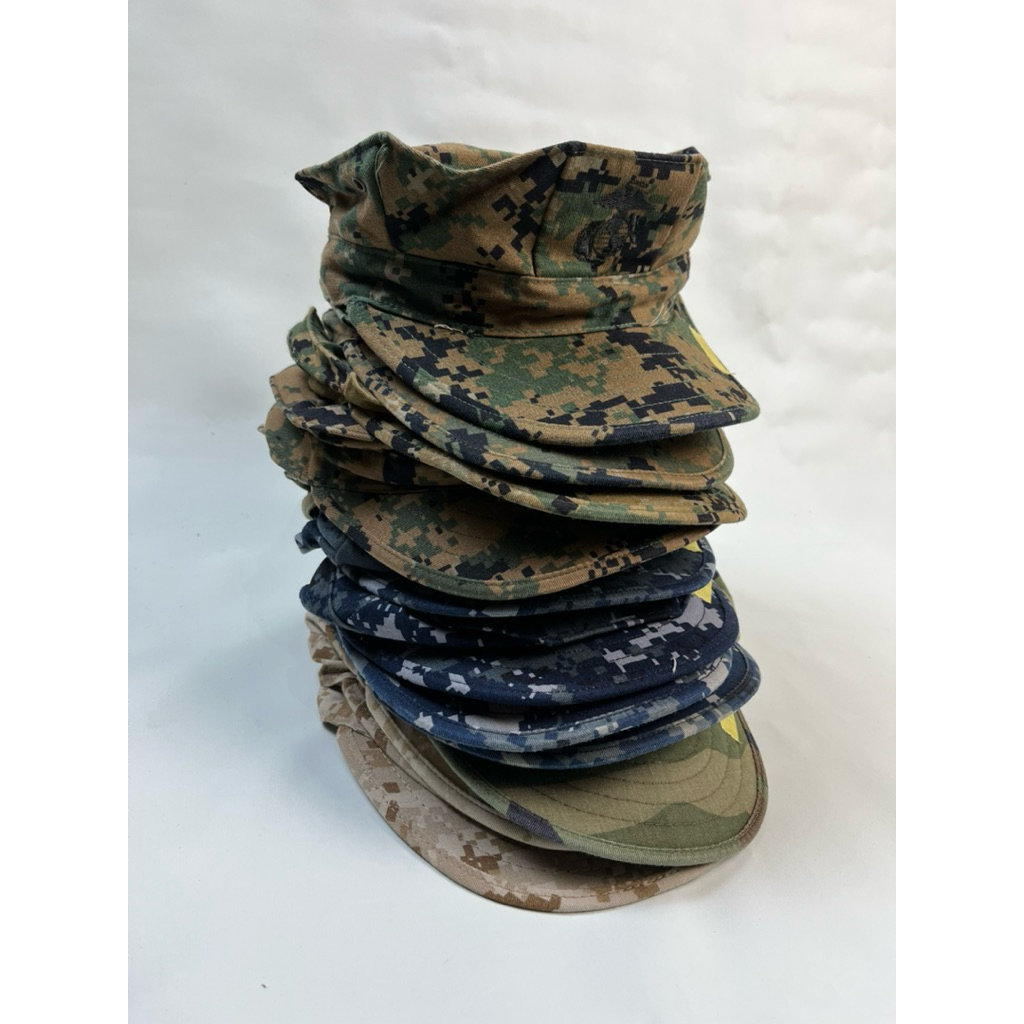 หมวก USMC woodland camo okinawa