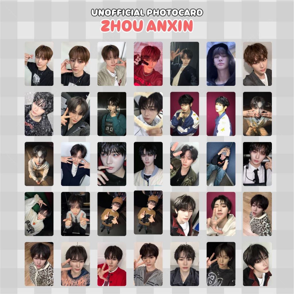 ZHOU ANXIN ALD1 / ALPHA DRIVE ONE / PHOTCARD UNOFFICIAL KPOP / BOYS 2 PLANET / BOYS II PLANET / BOYS