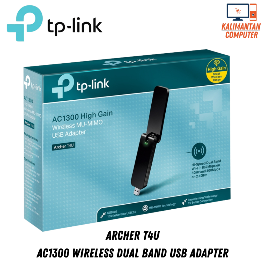 อะแดปเตอร์ wifi USB Dual Band ไร้สาย Archer T4U AC1300