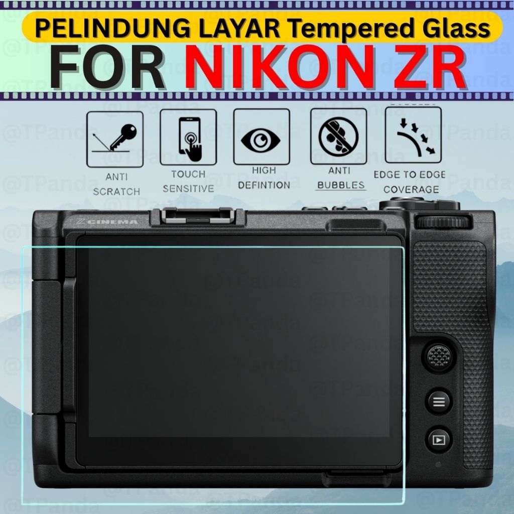 LAYAR NIKON ZR กระจกนิรภัยป้องกันหน้าจอกล้อง Anti-Scratch LCD Mirrorless กล้อง Nikon ZR