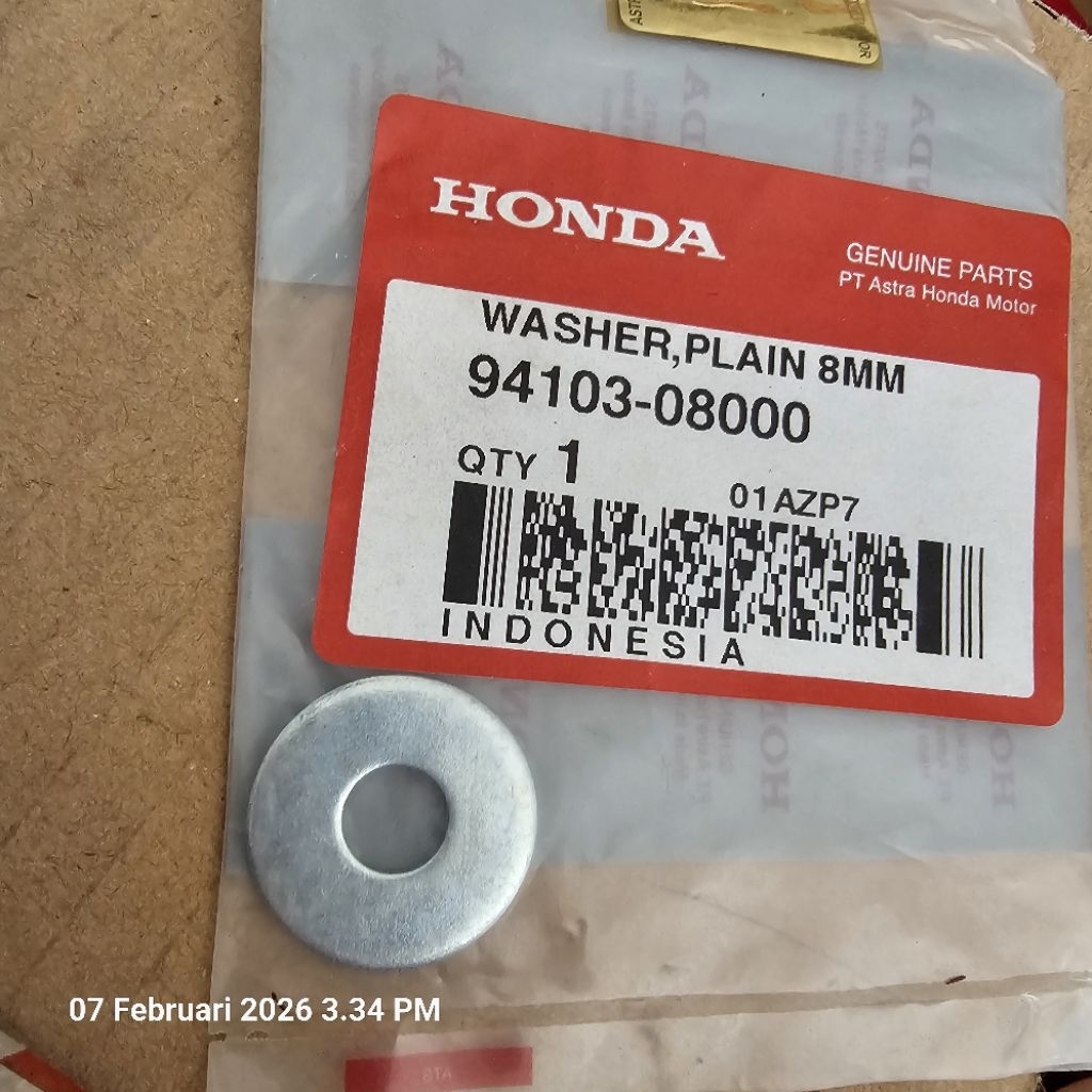 แผ่นฮอนด้า CBR 150/CBR 250.94103-08000