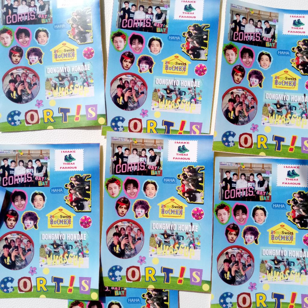 BC STICKER KPOP CORTIS DECO FASHION ALL MEMBERS