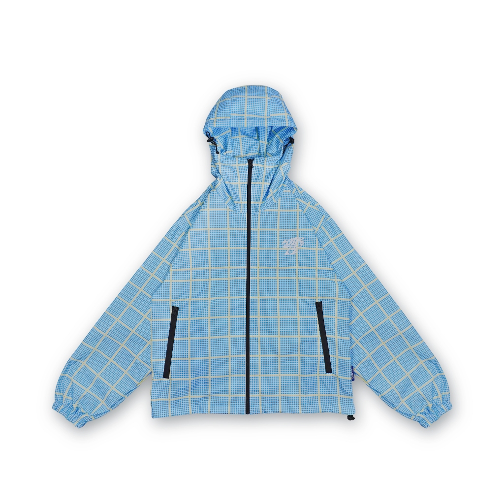 DIRTYBUSINES KIVIA PLAID WATERPROOF TRACKSUIT TOSCA