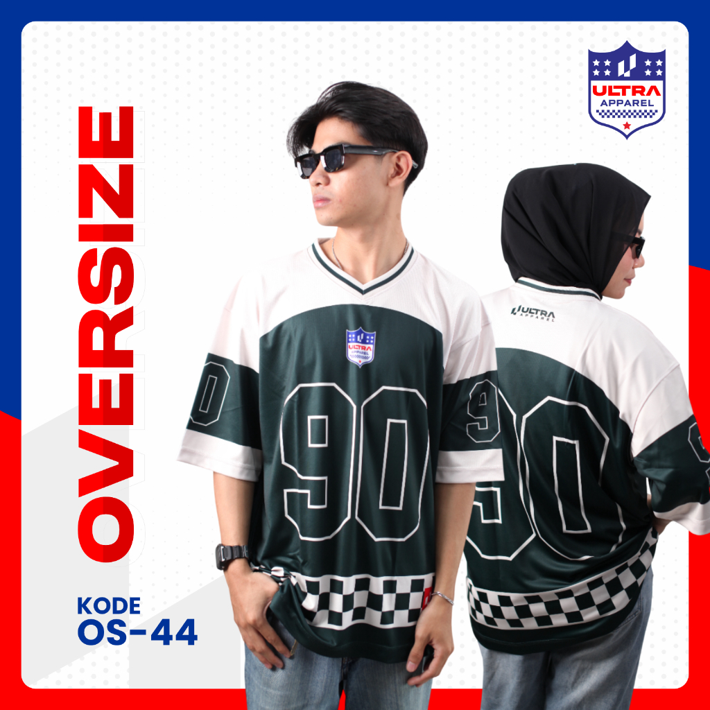 เสื้อผู้ใหญ่การพิมพ์เต็มรูปแบบ Oversize / Regular CODE (OS-44, S-44) Dryfit Brazil Material Ultra Ap