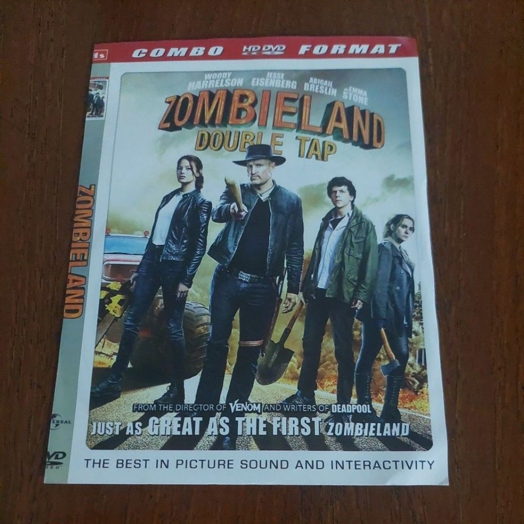 ดีวีดี " ZOMBIELAND DOUBLE TAP " WOODY HARRIELSON - JESSE EISEENBERG - EMMA STONE