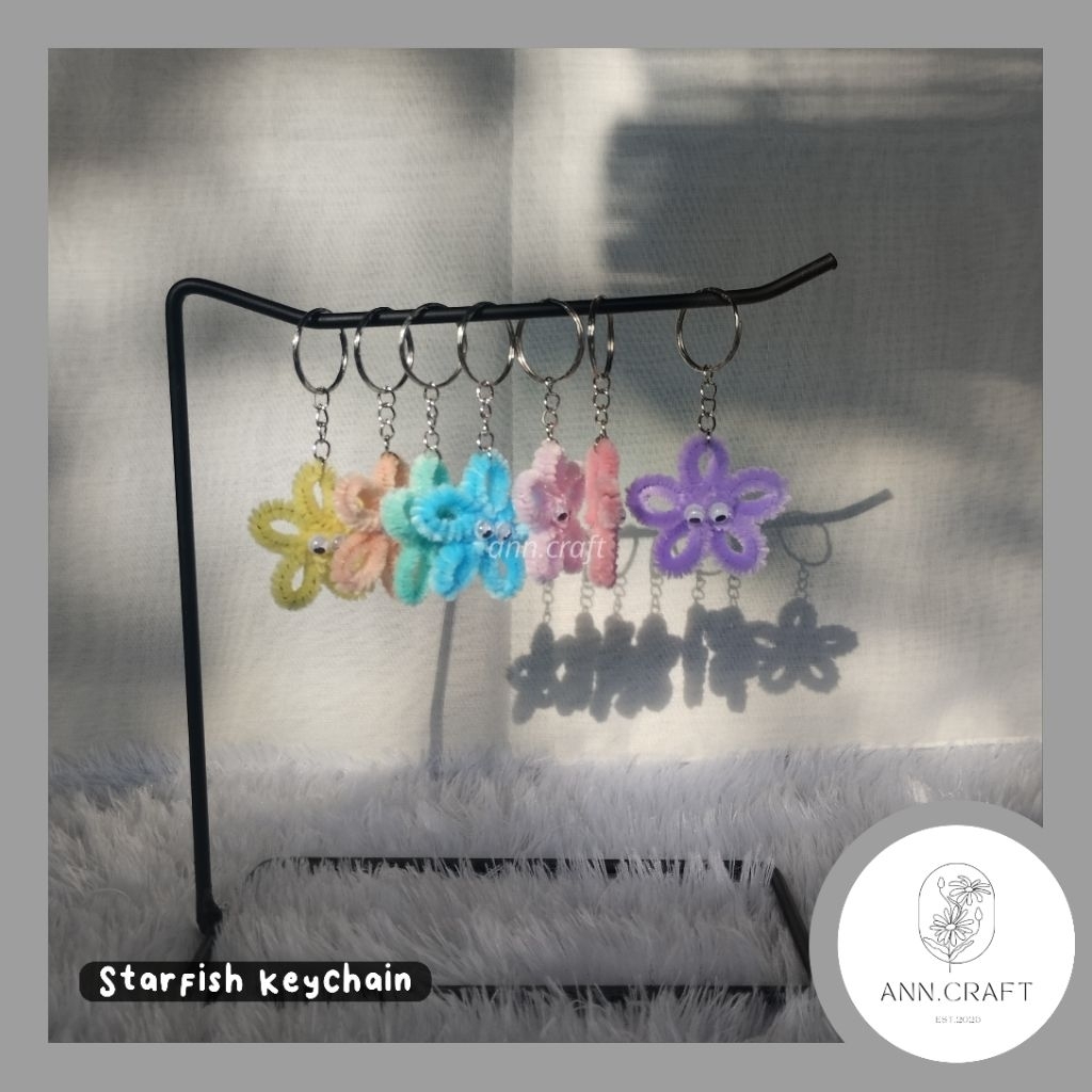 พวงกุญแจ GANTUNGAN STARFISH | STARFISH KEYCHAIN by ann.craft