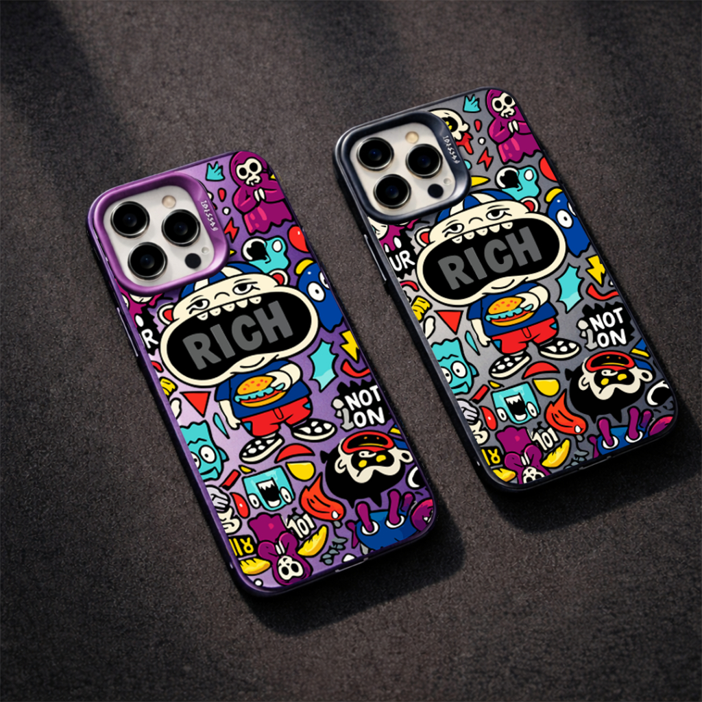 ปลอก hp Rich เคสโทรศัพท์ซิลิโคน IMD SAMSUNG A36 5G/A56 5G A16 A06 A35 5G A55 5G A54 5G A15 4G/5G A14