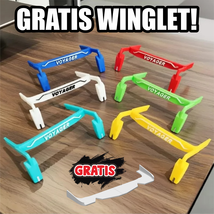 MERAH VOYAGER JETBUS 3 COLORFUL BANDO MIRRIAL สําหรับ MINIATURE BUS BASURI MSK สีเหลืองสีแดง / MINIA