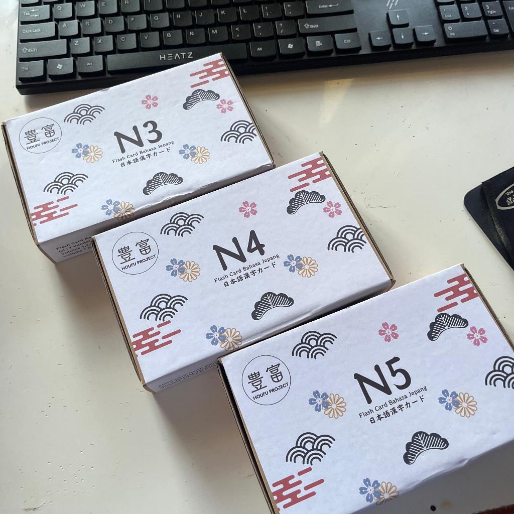 HOUFU PROJECT แฟลชการ์ดคันจิญี่ปุ่น N5 N4 N3