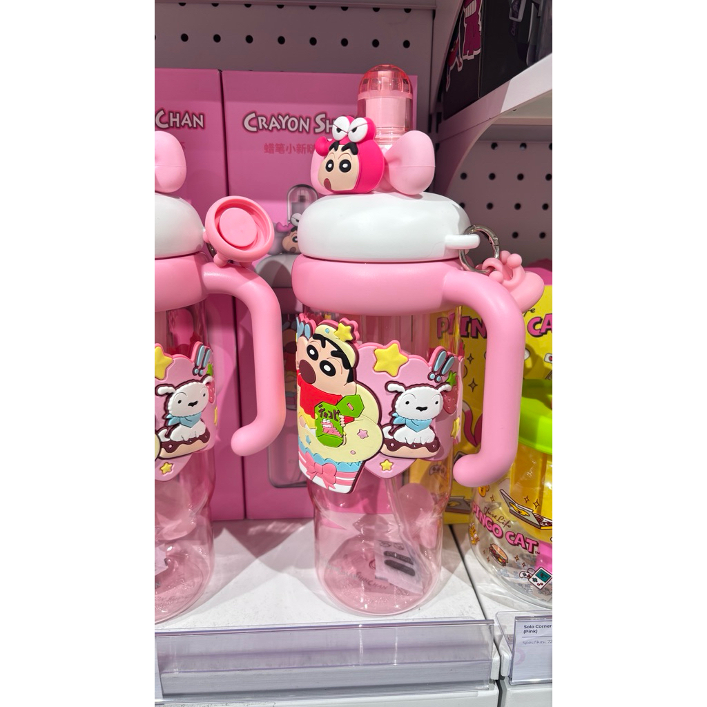 Shincan pink 1200ml Tumbler crayon Drinking Bottle OH!SOME SOME