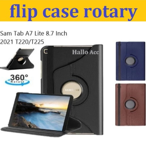เคส Tab A 7 Lite / เคส Samsung Tab A 7 Lite / 8.7 นิ้ว 2021 T220/T225 ฝาครอบแบบพับโรตารี