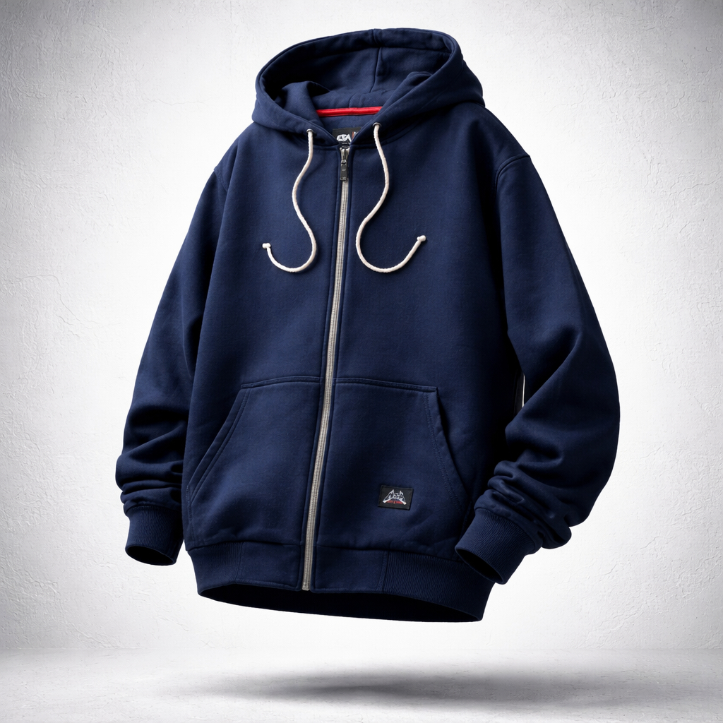 Nsa Indri Zipper Hoodie bjorka Deep Navy Zipper สีน้ําตาลผู้ชายผู้หญิง