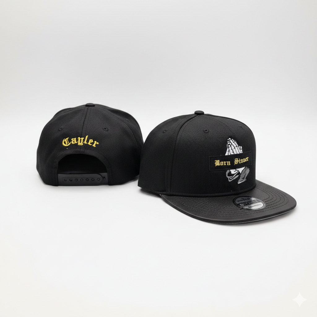 Snapback สําหรับผู้ชายและผู้หญิงล่าสุดพร้อมหมวกเย็บปักถักร้อย BORN SINNER เทรนด์ใหม่ใน 2026