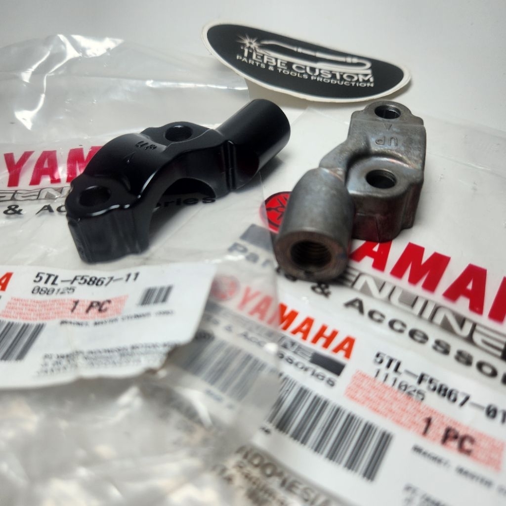 ที่วางยึดกระจกมองหลังขวา สีดํา เงิน Mio Sporty Mio Smile Xeon Mio J J J J J J Jupiter MX King Mio M3